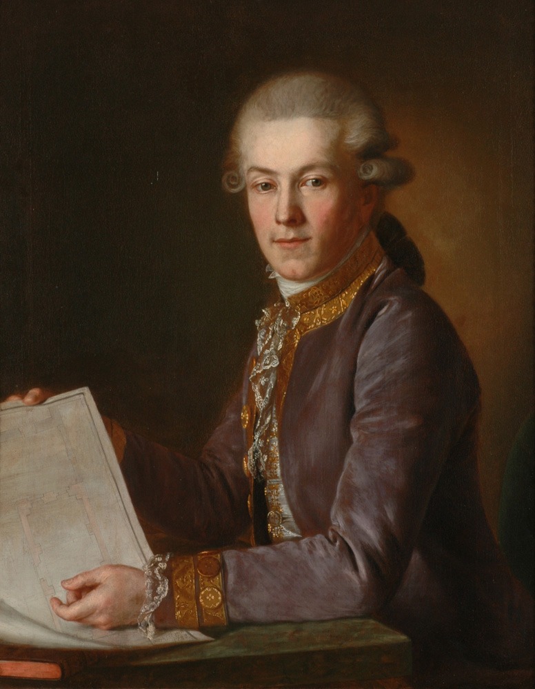 An Architect And His Wife by Georg Weikert, 1782